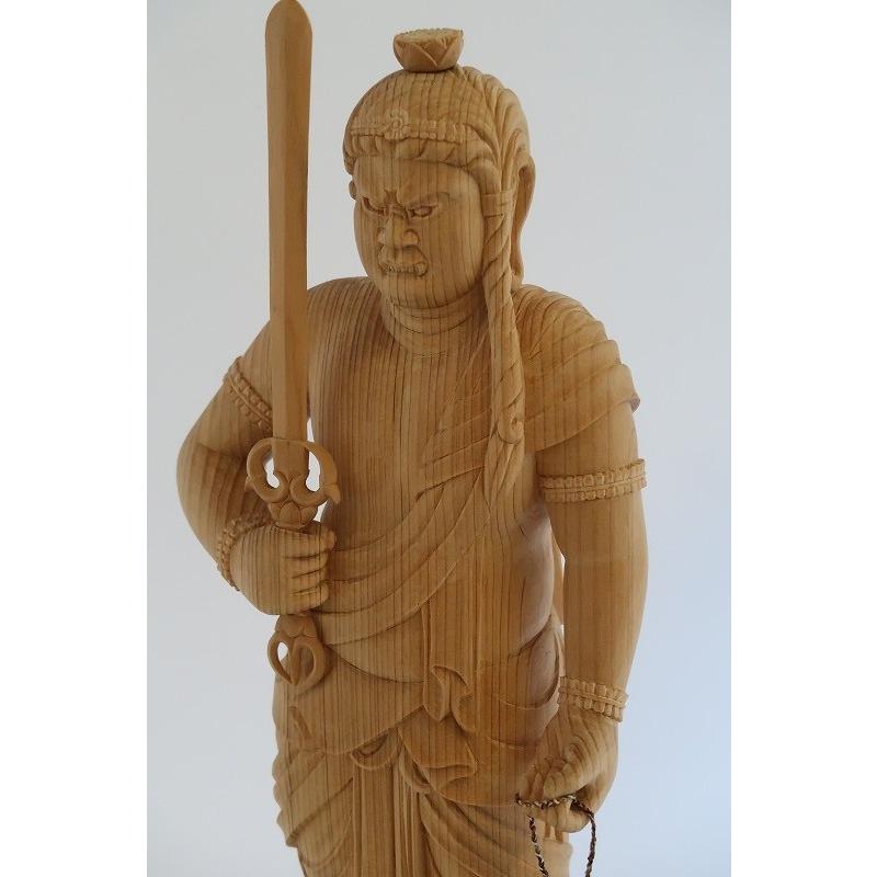 密教】木彫「不動明王立像」 仏像 仏壇 開運 厄除け 除災 : 森彫刻所