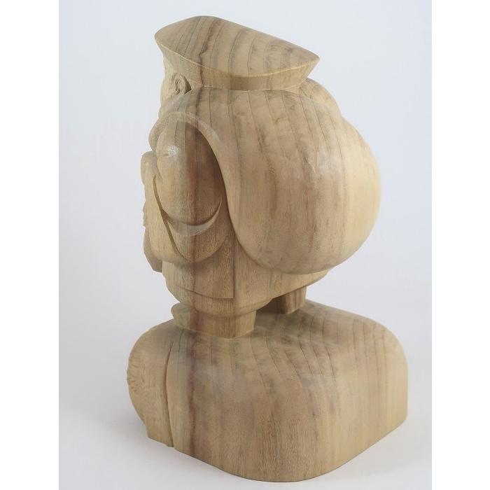 本物】「開運大黒天」木彫り 置物 風水 魔除け : 森彫刻所 - 通販