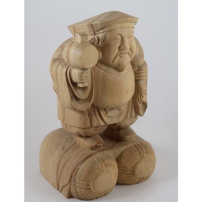 本物】「開運大黒天」木彫り 置物 風水 魔除け : 森彫刻所 - 通販