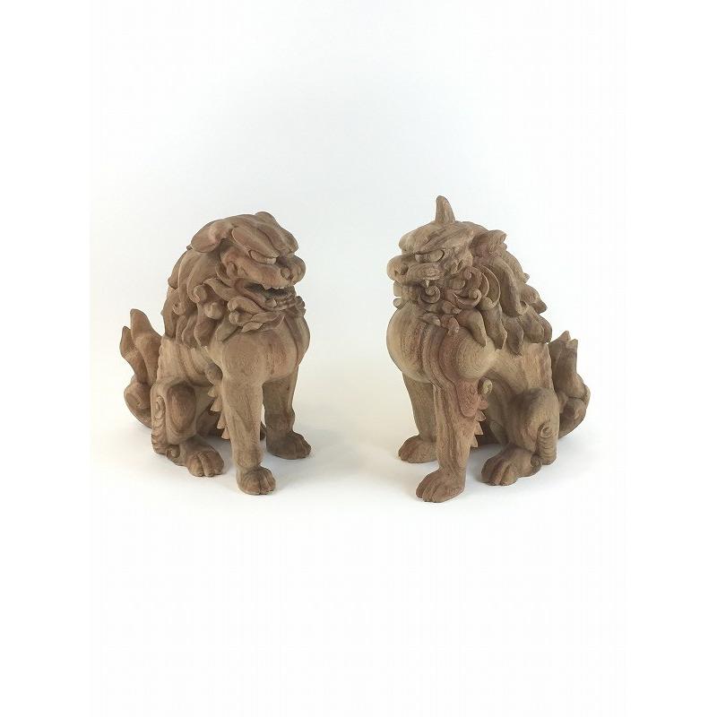 狛犬 23ｃｍ 神具 風水 置物 Komainu 23 001 森彫刻所 通販 Yahoo ショッピング