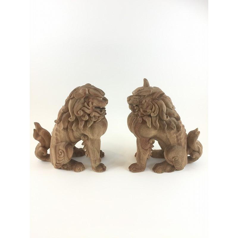 狛犬 23ｃｍ 神具 風水 置物 Komainu 23 001 森彫刻所 通販 Yahoo ショッピング