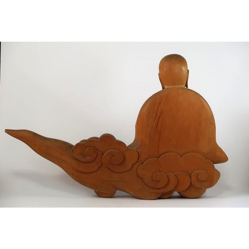 仏教美術】木彫 「雲地蔵」 地蔵菩薩 仏像 置物 絵画 インテリア 仏教美術】木彫 「雲地蔵」 地蔵菩薩 仏像 置物 絵画 インテリア