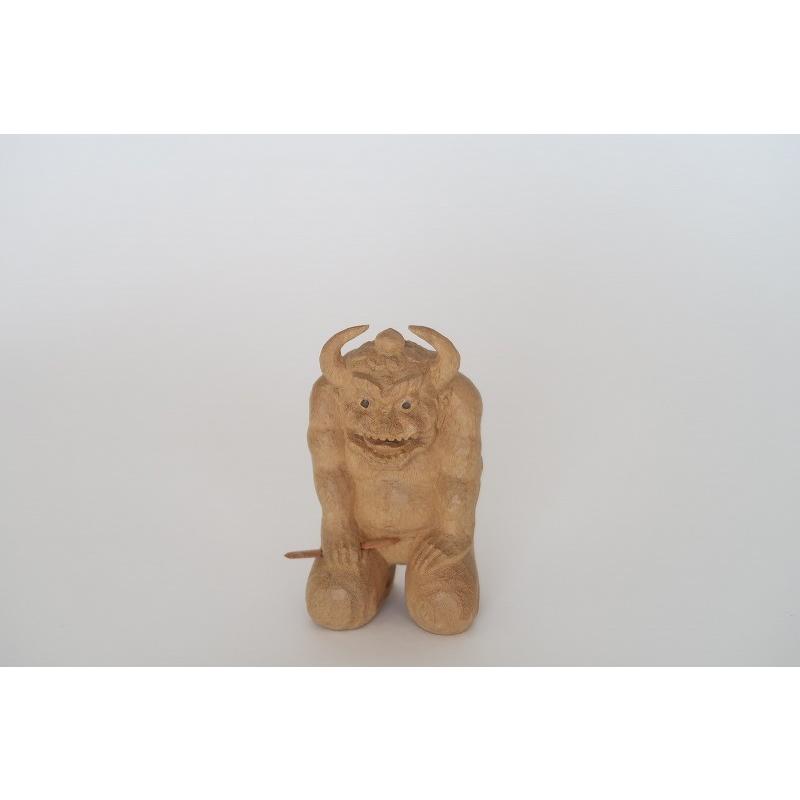 鬼大師」(9cm) 元三大師 角大師 開運 厄除け 魔除け 仏像 : 森