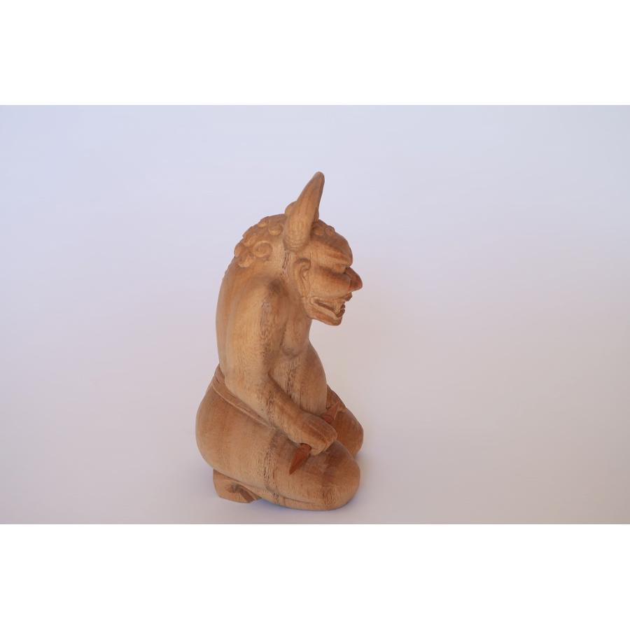 鬼大師」(約18cm) 角大師、元三大師 開運 厄除け 魔除け 仏像 : 森彫刻