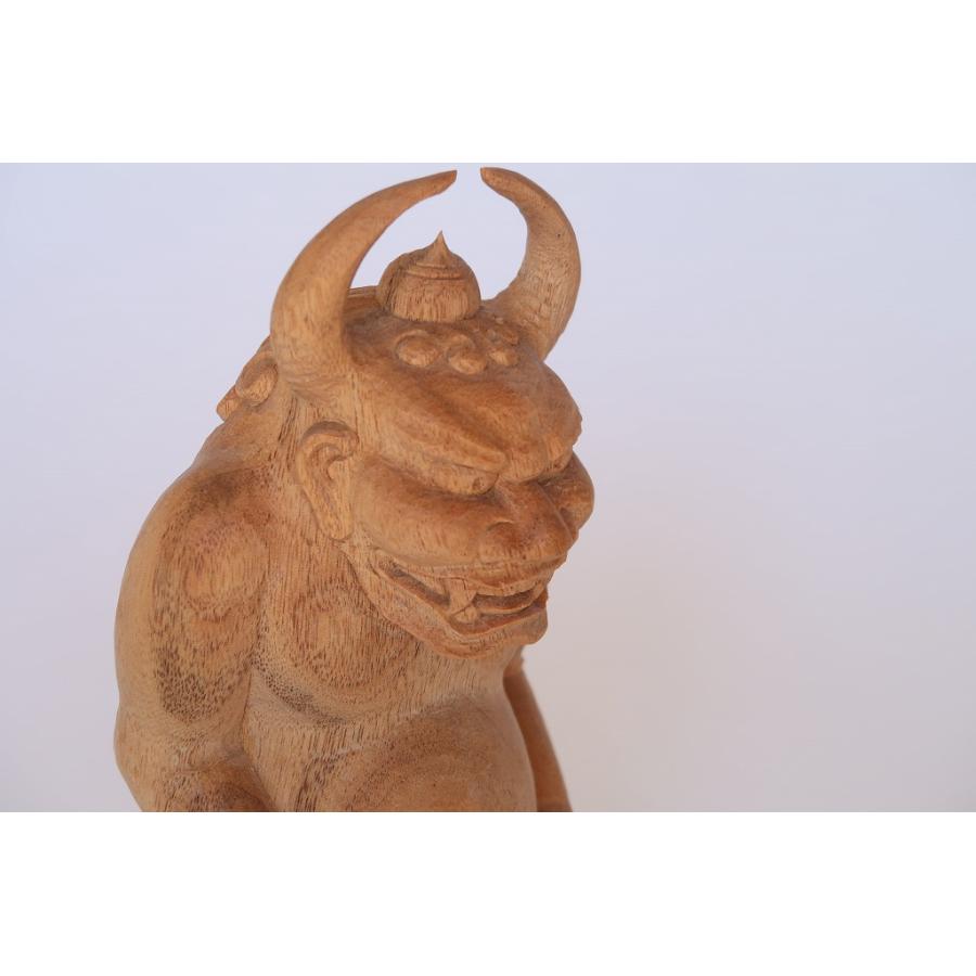 鬼大師」(約18cm) 角大師、元三大師 開運 厄除け 魔除け 仏像 : 森彫刻