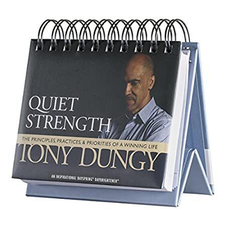DaySpring Tony Dungy´s 静音強度 DayBrightener 永久フリップカレンダー 366日間のインスピレーション＿並行輸入品