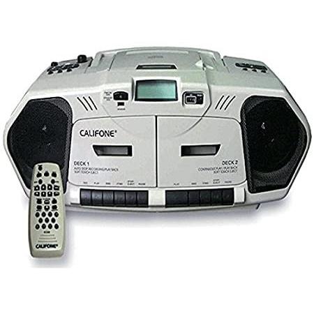 Califone 2395AV-02 Music Maker Plus Dual Cassette Recorder with CD, AM/FM, ＿並行輸入品