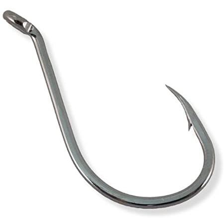 (7/0 (19 Per Pack)) - Owner's Cutting Point Octopus Black Chrome Hook＿並行輸入品