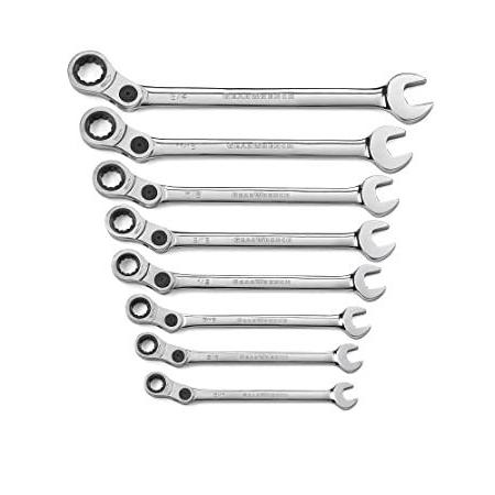KD Tools 854988 pc SAE Indexing Combination Ratcheting Wrench Set＿並行輸入品
