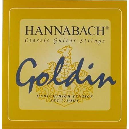 Hannabach Classical Guitar Goldin Medium High Tension, 725＿並行輸入品