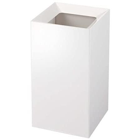 山崎実業 トラッシュカン ホワイト 約W18×D18×H33cm ヴェール 6947＿並行輸入品