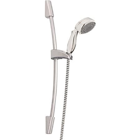 Delta 75802SN Universal Showering Components, Wall Bar System with Settin＿並行輸入品
