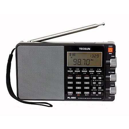 TECSUN PL-880 FM LW MW SW SSB PLL短波ラジオ 3050局メモリー＿並行輸入品