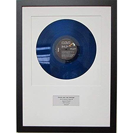 30cm LP Picture Disc/Vinyl Record with Personalised Message White Mat Desig＿並行輸入品