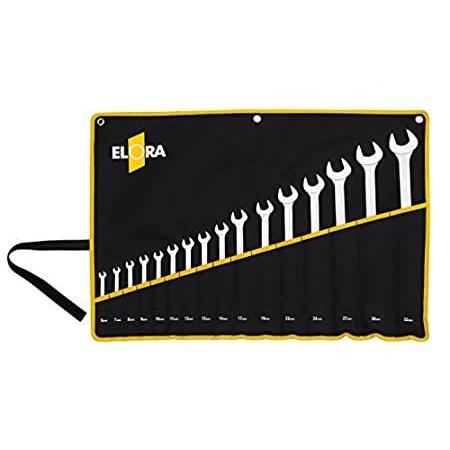Elora 205501201005コンビネーションスパナセットフォームB 6〜22mm袋入り（12個）＿並行輸入品