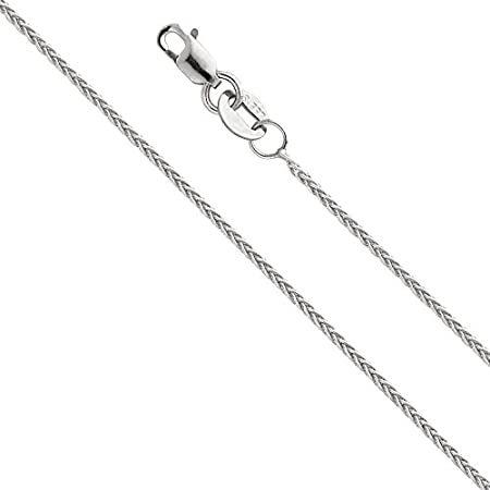 white-gold， 18.0 inches) - 14k Yellow OR White Gold 0.8mm Braided