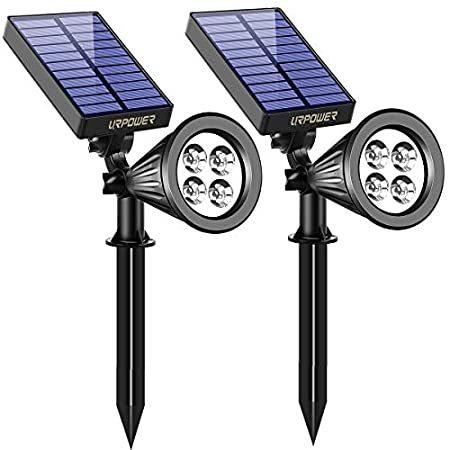 URPOWER　Solar　Lights　Outdoor,　Adjustable　Spot　Outdoor,　Lights　Solar　2-in-1　＿並行輸入品