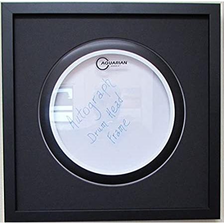 14インチドラムヘッド表示フレームセットブラックフレームwith Easyマットマウント ブラック DH Blk Blk bc＿並行輸入品