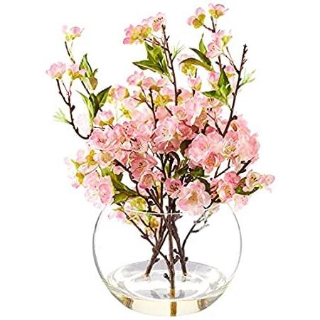 Nearly Natural 4572 桜の花瓶 大きなピンクの桜 高さ14インチ＿並行輸入品