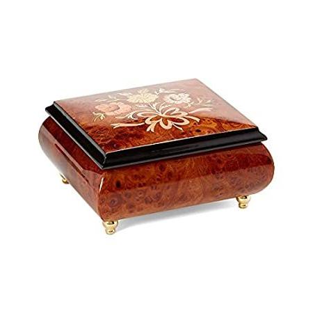 Floral Jewelry Bouquet Italian Inlaid Inlaid Music オルゴール Box Jewelry Box With Customizable Tune 好評発売中 B0754nxjlj モリコー店