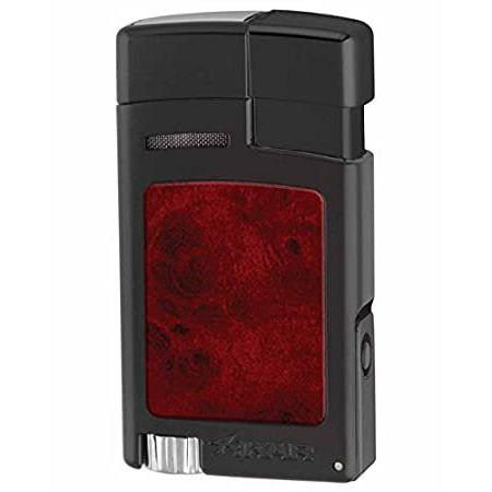 Xikar Forte Jet Flame Lighter， Fold-Out 7mm Cigar Punch， Red Hue Fuel Gauge＿並行輸入品