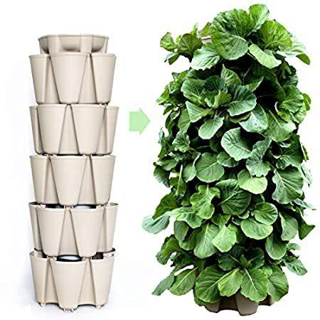 Greenstalk 特許取得済み 大型5層垂直ガーデンプランター 特許取得済み 内部水やりシステム イチゴ 鉢 プランター 野菜 並行輸入品 B076mgpfl9ならショッピング ランキングや口コミも豊富なネット通販 更にお得なpaypay残高も スマホアプリも充実で毎日どこからでも