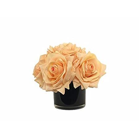 RG Style シルクローズ 装飾用花瓶 造花 アレンジメント＿並行輸入品