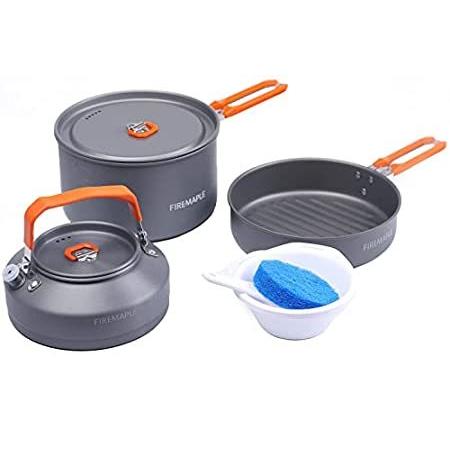 【正規逆輸入品】 Feast Fire-Maple 2 Ket好評販売中 Pot, with Set Cooking Outdoor | Set Cookware Camping ケトル