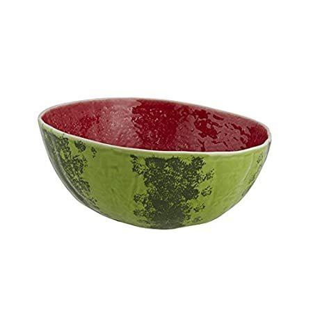 (Ceramic) - Bordallo Pinheiro Watermelon Salad Bowl＿並行輸入品