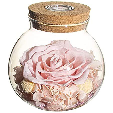 Preserved Real Roses withカラフルなムードライトWishingボトル、EternalローズNever withered花、fo＿並行輸入品