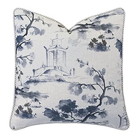 Eastern Accents Odayaka Asian Botanical Print Decorative Throw Pillow, 22 x＿並行輸入品