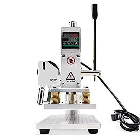 Upgraded Hot Foil Stamping Machine 10x13cm Leather Bronzing Pressure Mark M＿並行輸入品