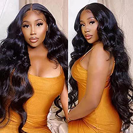 ISEE Hair 150% Density 10A Brazilian Body Wave Lace Front Wigs Human Hair G＿並行輸入品