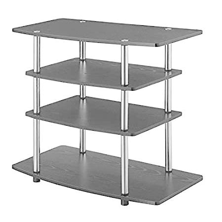 Convenience Concepts Designs2Go No Tools Highboy TV Stand, Black 141［並行輸入］＿並行輸入品