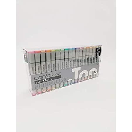 返品交換不可 コピック コピックスケッチ ベーシック 72色セット＿並行