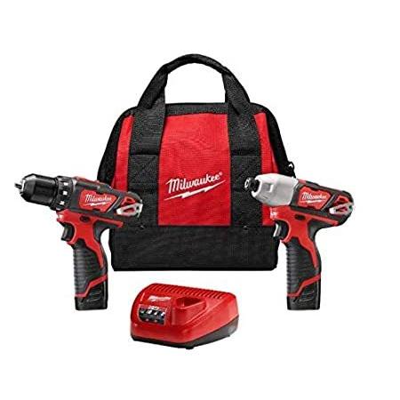 M12 12-Volt Lithium-Ion Cordless Drill Driver Impact Driver Combo Kit (2-To＿並行輸入品