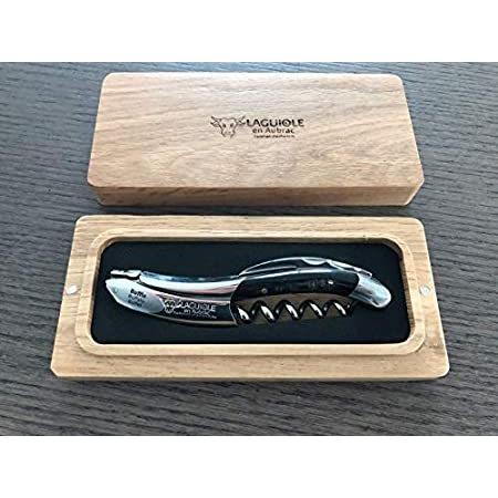 注目ショップ En Laguiole Aubrac ホイルカッター 栓抜き付き 並行輸入品 ワインオープナー バッファロークラストハンドル ウェイターコルクスクリュー ソムリエ 栓抜き 缶切り オープナー Www Gatorheatandair Com