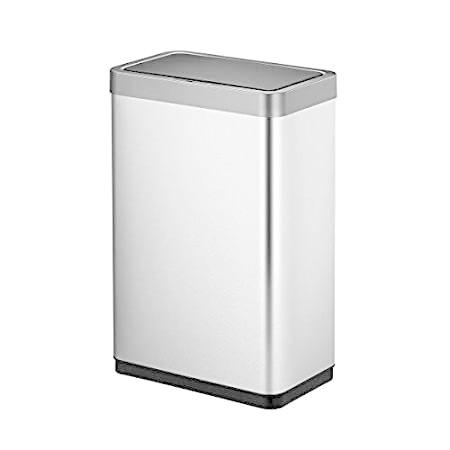 EKO Mirage X 80 Liter / 21.1 Gallons Motion Sensor Trash can, Brushed Stain＿並行輸入品