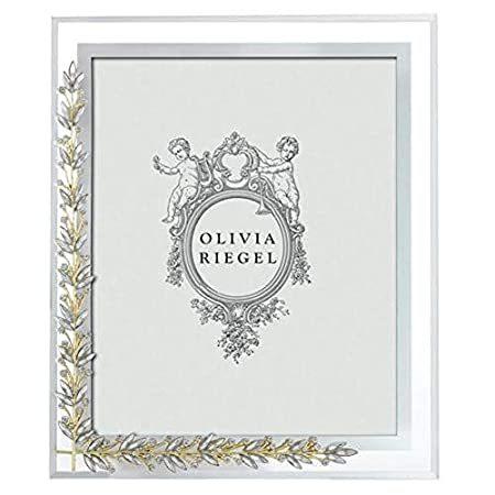 Olivia Riegel ゴールドとシルバー 月桂樹クリスタルフォトフレーム＿並行輸入品