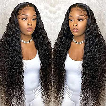 Pizazz　13x4　HD　Hair　Transparent　Front　Hair　Human　Lace　Wigs　Baby　with　Bleach＿並行輸入品