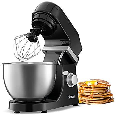 Compact Electric Stand Mixer with Tilt Head Dough Mixer Electric with Bow＿並行輸入品