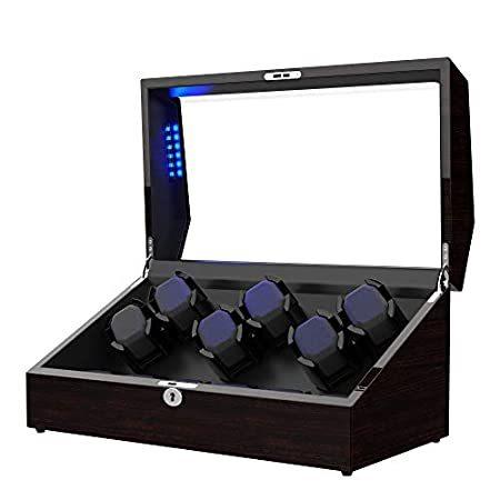 Watch Winder for 12 Storages, Wood Piano Paint Shell  Extremely Silent Moto＿並行輸入品