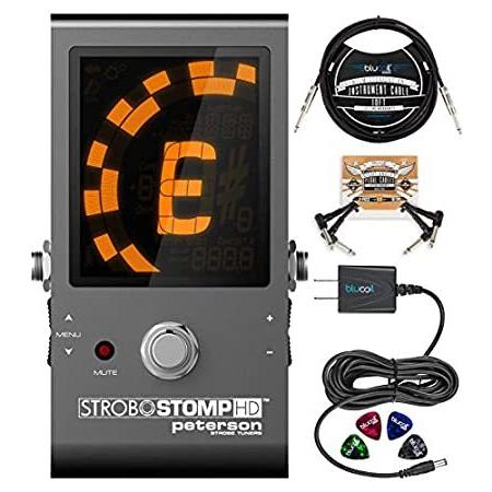 Peterson StroboStomp HD Strobe Tuner Pedal for Bass and Guitars Bundle with好評販売中 エフェクターボード