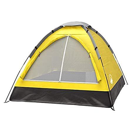 2 Person Dome Tent - Rain Fly & Carry Bag - Easy Set Up-Great for Camping, ＿並行輸入品