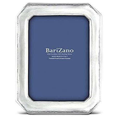 BARIZANO 変色防止 925 スターリング 5x7 写真フレーム シルバー＿並行輸入品