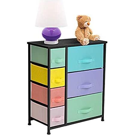 Sorbus Dresser with 7 Drawers - Furniture Storage Chest for Kid’s, Teens, B＿並行輸入品