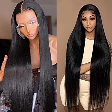 13x4　Lace　Front　Hair　Human　Human　Hair　Wigs　Brazilian　＿並行輸入品　150%　Density　Straight