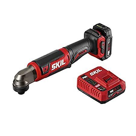 SKIL PWR CORE 12 Brushless 12V 1/4 Inch Hex Right Angle Impact Driver Inclu＿並行輸入品