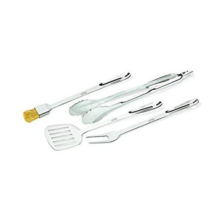 All Clad BBQツールセット 4個 シルバー K127S464＿並行輸入品