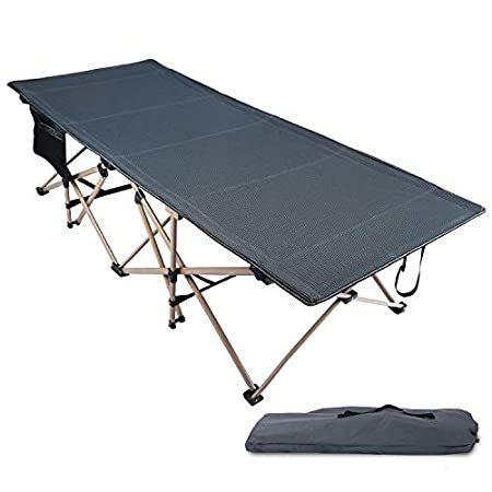 REDCAMP Oversized Folding Camping Cot for Adults 500lbs, Large Heavy Duty E＿並行輸入品